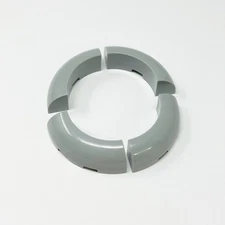 65617 LEGO Parts Slope Spherical 3x3 Round Corner LIGHT BLUISH GRAY (4)