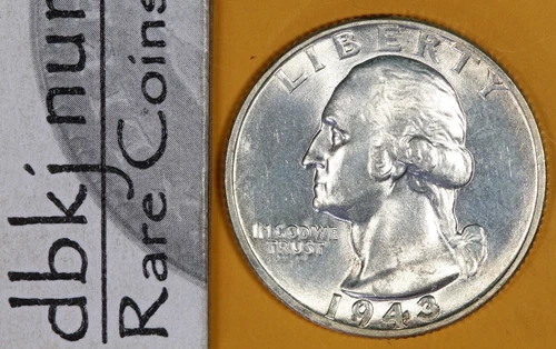 1943-P Washington Quarter — photo from the most recent tracked eBay sale