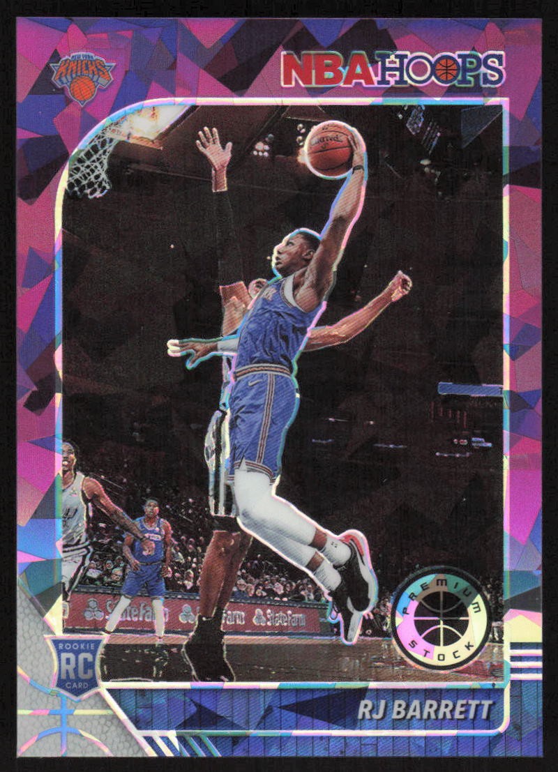 2019-20 Hoops Premium Stock Pink Flash Rookie #201 RJ Barrett /25 NY Knicks