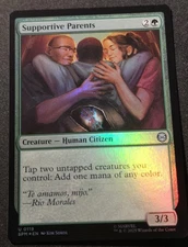 Supportive Parents - Foil - SPM - MTG - EN - NM - 0119