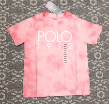 New Polo Ralph Lauren Little Girls Polo 1992 T-Shirt - Size 4/4T - Pink Tie Dye