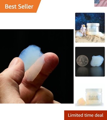 Translucent Silica Aerogel Chunks - Ethereal, Lightweight Insulator for Projects