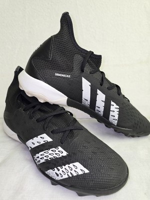 Adidas Predator Freak.3 TF Demonscale Black Mens Sz 10 Laceless Soccer Cleats