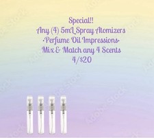4 for $20•PERFUME OIL SCENT IMPRESSIONS•OVER 500 PERFUME OILS•4/$20 SPECIAL