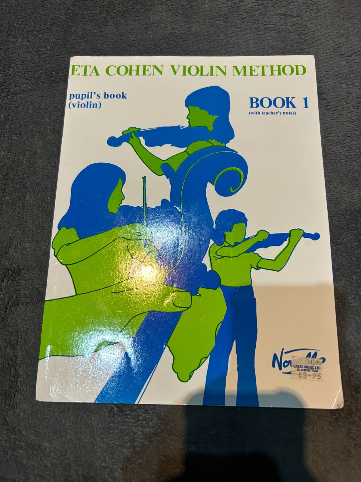 Violin Method Book 1 - Student's Book by Eta Cohen (Book, 2000) Free P+P
