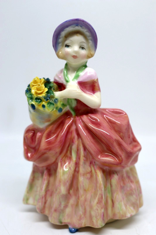 Royal Doulton Cissie HN1809 Porcelain Figurine Leslie Harradine England