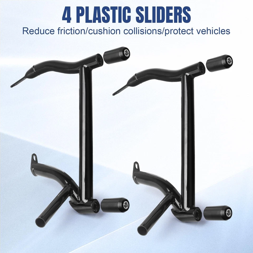 Saddlebag Guard Road Glide Bracket for Harley Davidson Touring Street Black T... - Image 3 of 4