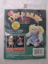 NOS Little Doll Baby Pre-Sewn Doll Body Dark Skin Tone 3099B New Vintage