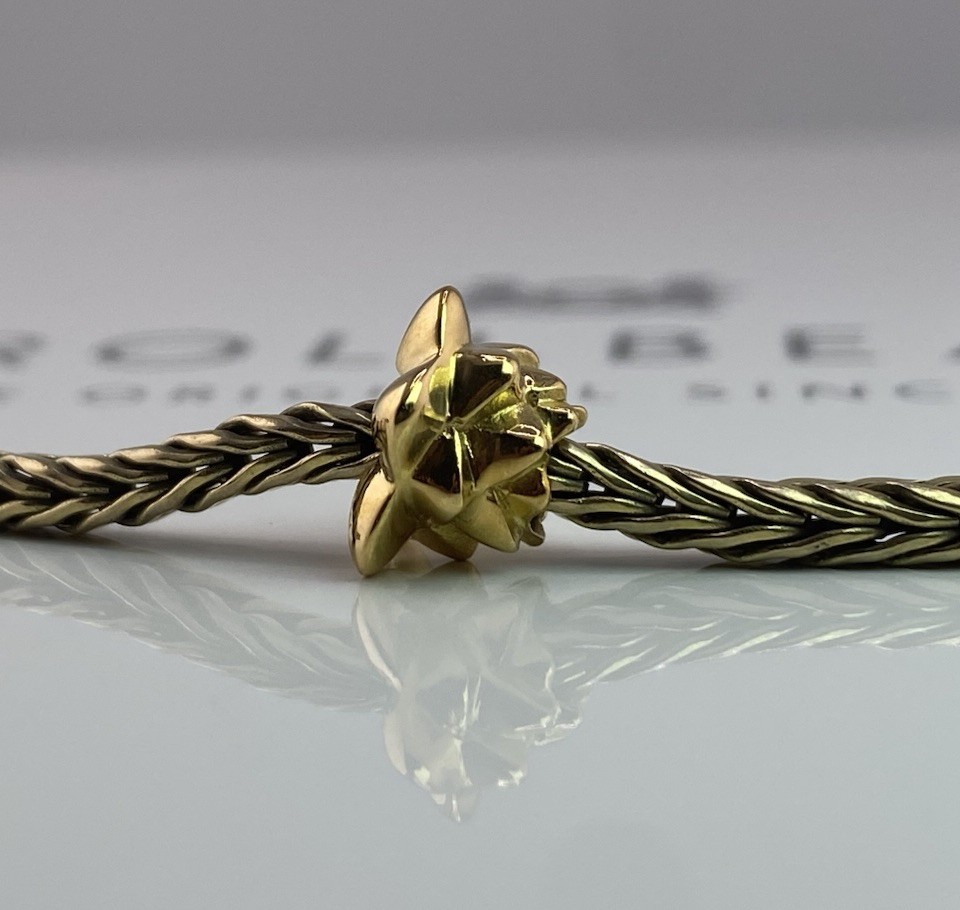 Trollbeads Lotus, 18K Gold Bead By Soren Nielsen | eBay