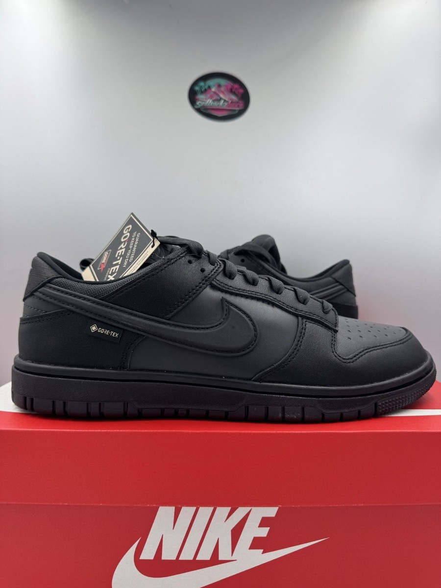 Nike Dunk Low GTX Gore-Tex Triple Black Anthracite HQ2053-001 Size