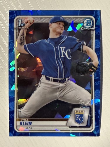 Will Klein 2020 Bowman Draft Chrome Prospects Sapphire #BD-157 Dodgers