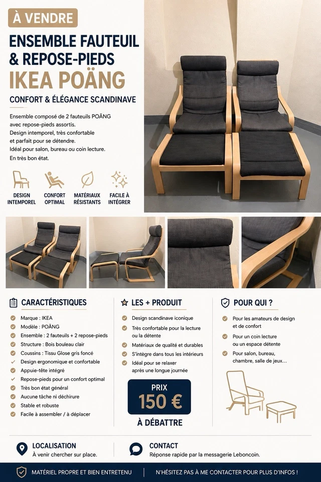 IKEA Poäng fauteuil