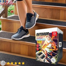 Non Slip Stair Treads 30x6 Waterproof Heavy Duty Anti Skid Grip Tape 15 Pack New