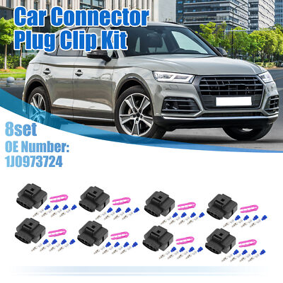 8 Set 4 Pin No.1J0973724 Coil Pack Connectors Plug for VW for Audi for Seat