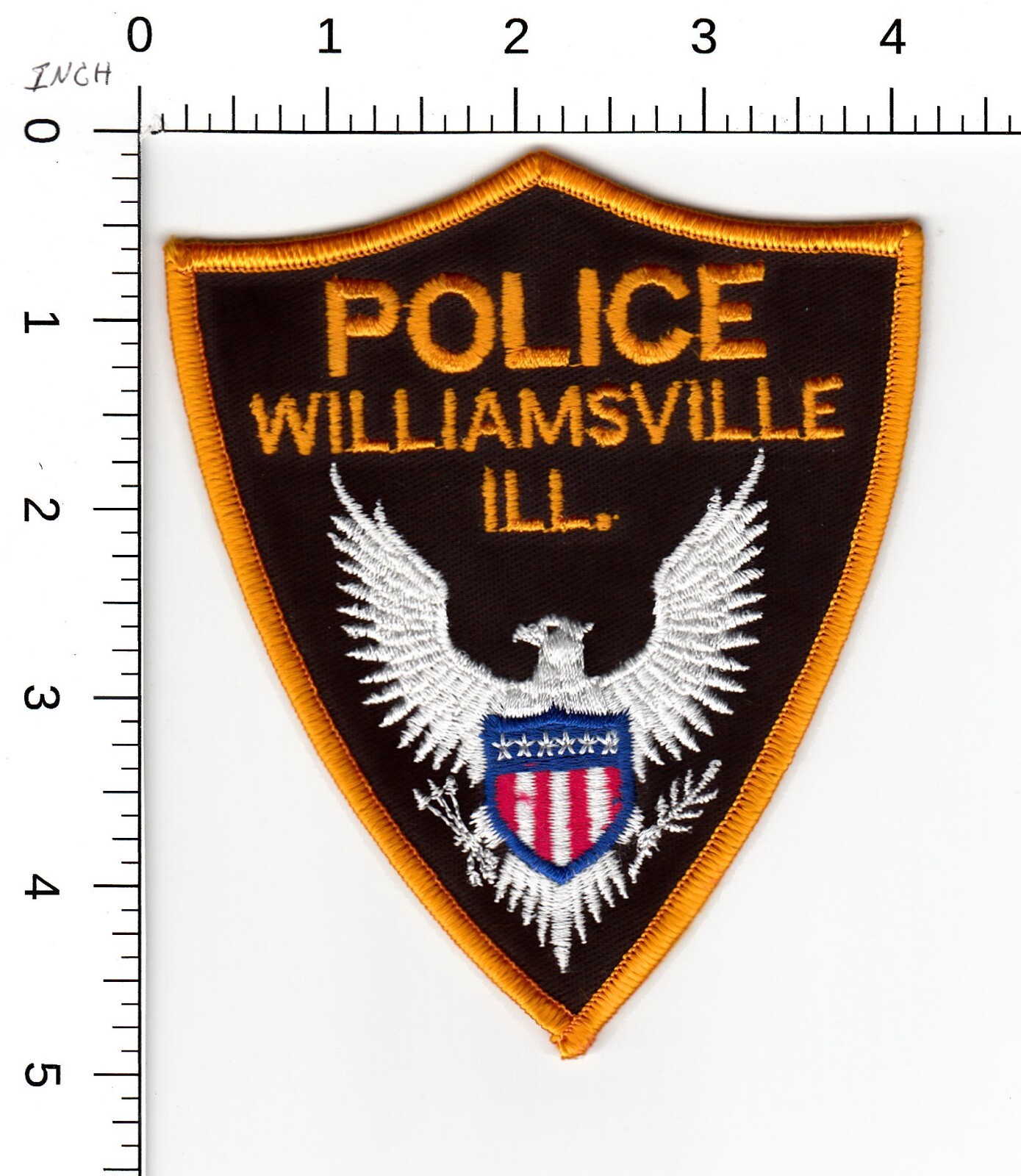 OLDER ISSUE WILLIAMSVILLE SANGAMON COUNTY ILLINOIS POLICE COLLECTIBLE