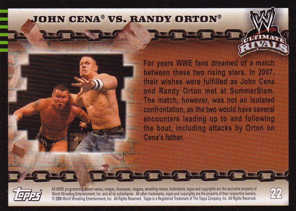 WWE 2008トレーディングカード セット 約180枚以上 John Cena Randy Orton 2008 WWE Wrestling Trading Card Ultimate