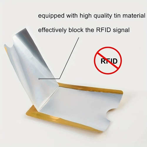 5x RFID Blocking Card Sleeve Protection Protector Blocks Signal Keeps Cards Safe - Picture 65 of 79