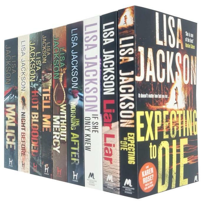 Lisa Jackson 9 Books Collection Set(Expecting to Die,Liar Liar,If She Only Knew)