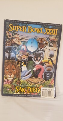 Super Bowl XXXII San Diego January 25 1998 Greenbay Packers vs