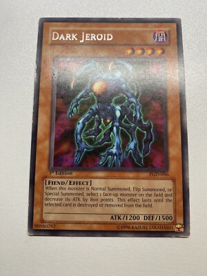 Yu-Gi-Oh! Dark Jeroid Rare 1st Edition PGD-056 HP DAMAGED