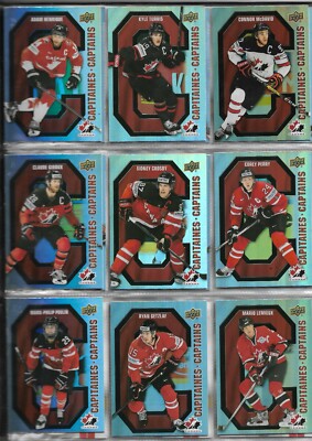 2021-22 Tim Hortons TEAM CANADA U-pick CANADA CAPTAINS FREE COMBINE SHIPPING