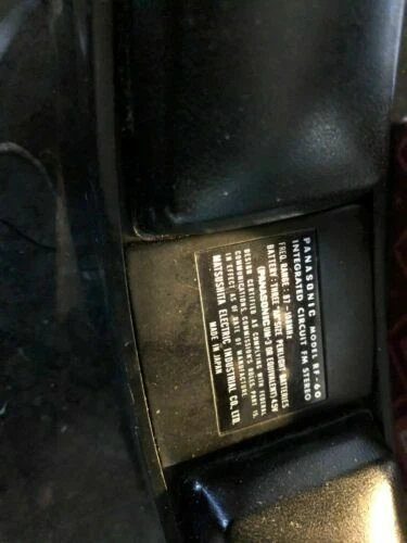 Fones de ouvido Panasonic com Rádio Fm