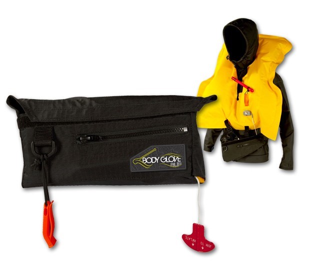 Inflatable Life Vest PFD Body Glove Pouch, Coast Guard approved