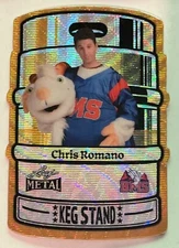 2024 Leaf Blue Mountain State BMS Chris Romano Keg Stand Gold Wave #d 1/1