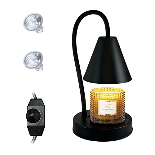 Scented Candle Warmer Lamp with Night Light for Home Decor  -image