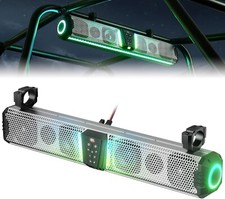 32-Inch UTV Sound Bar Midnight S80 Aluminum Multicolor Light for UTV Marine Boat