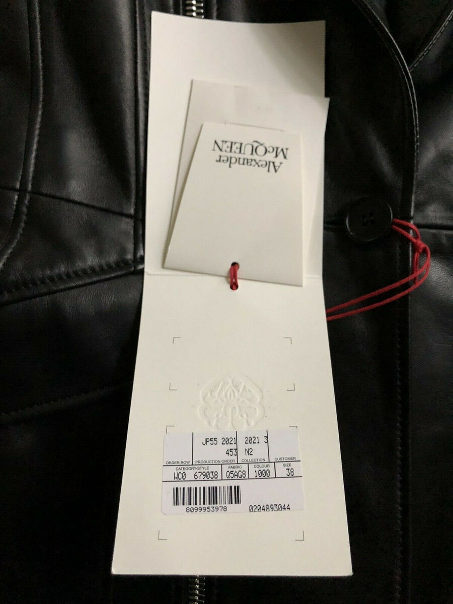 Alexander McQueen Leather Zip Jacket, Black, US2 IT38 | eBay Alexander McQueen Leather Zip Jacket, Black, US2 IT38 | eBay