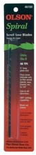 NEW Olson Saw 46100 PACK (12) Spiral Scroll Saw Blades, 46 TPI, 5" 3447091