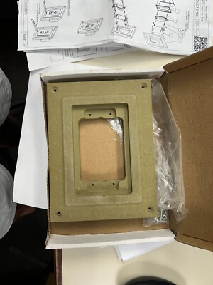 Flush Wall Mount Adapter Lutron Designer Style 1-Gand Devices.