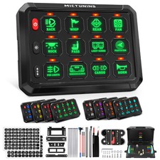 RGB 12 Gang Switch Panel LED Light Bar Relay ...