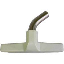 Fits For Universal Vacuum Attachment 1 1/4" Horsehair White Floor Brush w/ Elbow