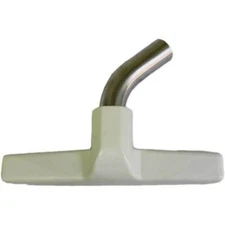 Fits For Universal Vacuum Attachment 1 1/4" Horsehair White Floor Brush w/ Elbow