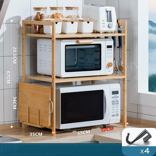 cabinet for microwave and toaster oven