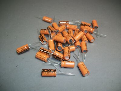 Lot of 100 Vishay Sprague 503D Capacitor 470 uF 6.3 V - Craft Jewelry - New