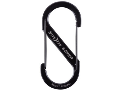 Niteize S-BINER DUAL KARABINER 5 SS schwarz SB5-03-01