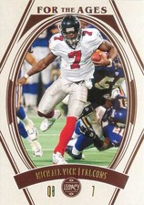 Michael Vick 2021 Panini Legacy Football For The Ages Insert Card #FTA-7 NFL