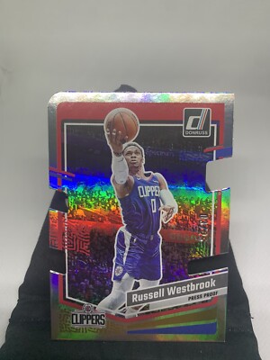 2023 Donruss Silver Die-Cut Press Proof /25 Russell Westbrook SSP LA CLIPPERS A1