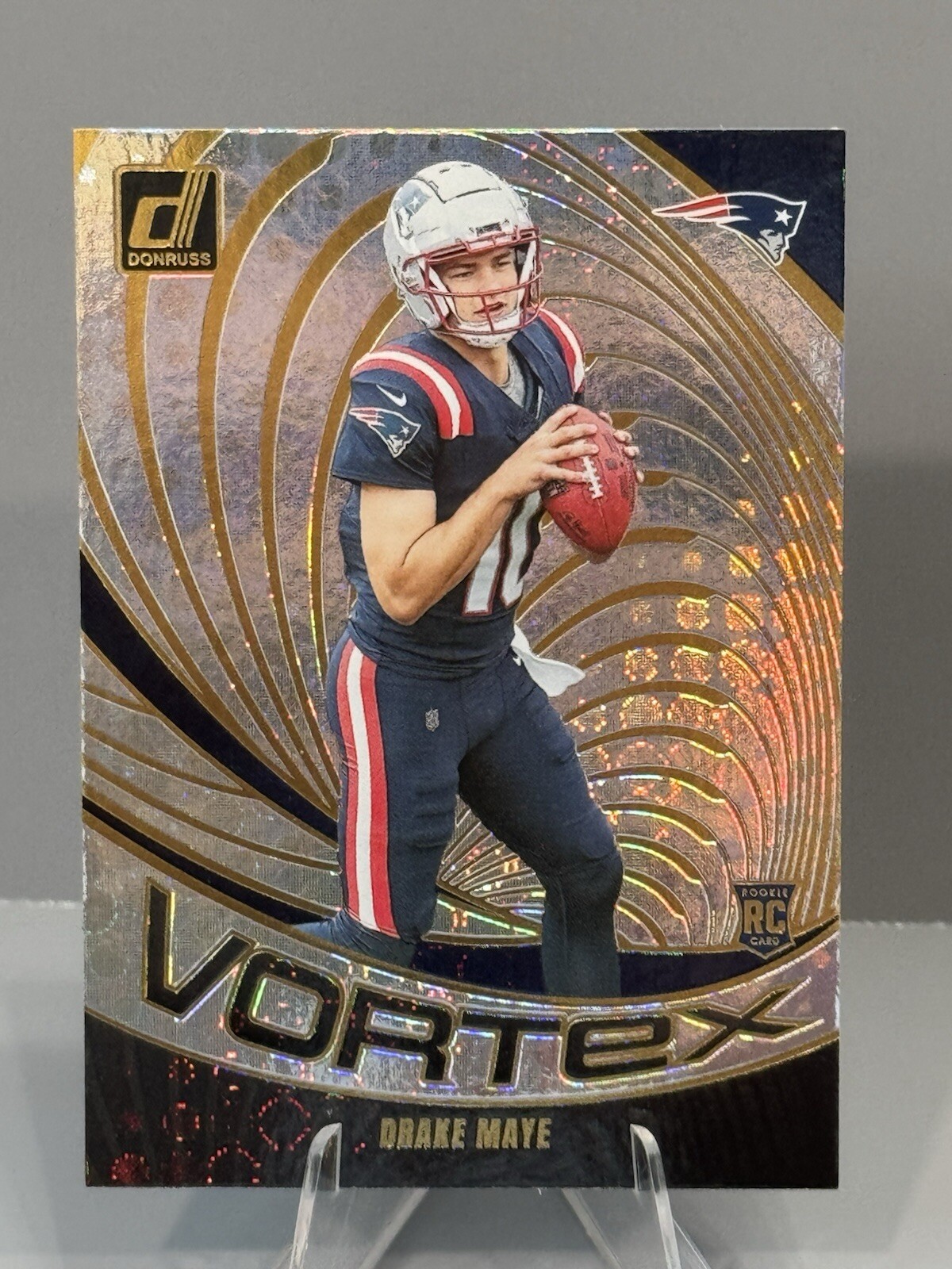 2024 Panini Donruss Drake Maye Vortex Rookie New England Patriots #VOR-DMA RC