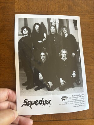 Squealer Music Group Vintage Rare 5x7 Press Photo - Metalblade