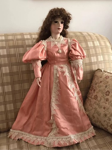 Darlene Lane Künstlerpuppe Biskuit Scarlett 25 Zoll - Bild 10 von 12