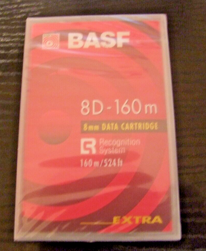BASF EXTRA 8D-160m - 8MM 160M Data Tape Cartridge Digital 8 Video 8 Neu OVP
