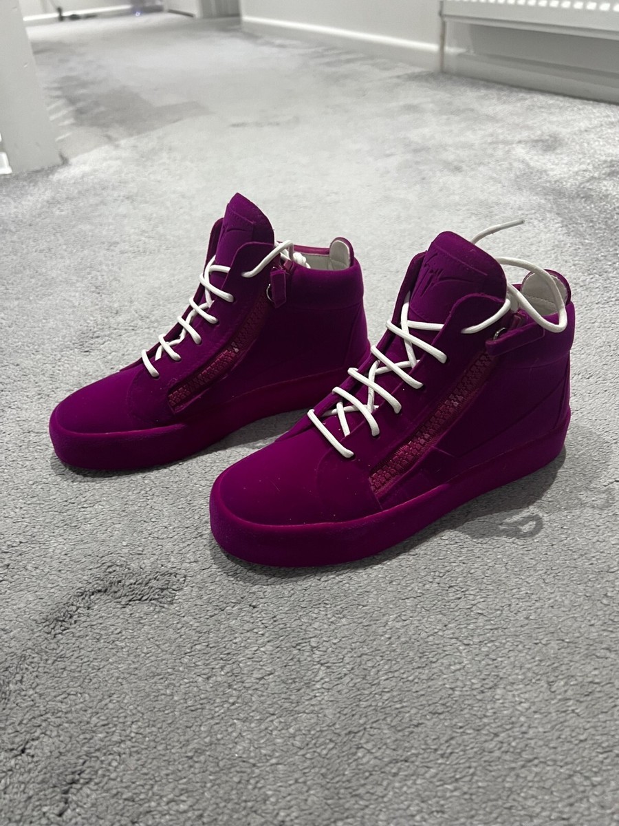 Giuseppe Zanotti Women's Purple Sneakers Size UK