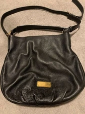 Marc by Marc Jacobs Leather Black Tote Shoulder Bag Purse Crossbody