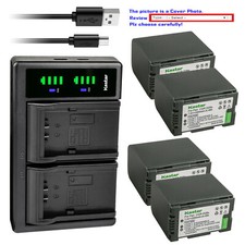 Kastar CGRD28 Battery LTD2 USB Charger for Panasonic AG-DVC30E AG-DVC32 AG-DVC33
