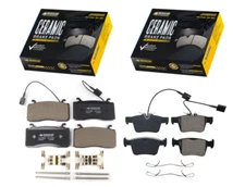Front Rear Ceramic Brake Pad for 2017-2023 Alfa Romeo Giulia ,18-21 Stelvio 2.0L