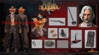 Thunder Toys TD2023 Ghost Rider Hell Ranger Carter Slade Horse 1/6